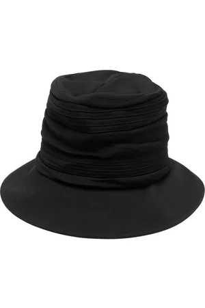 Y'S Women Hats - Textured-wool bucket hat