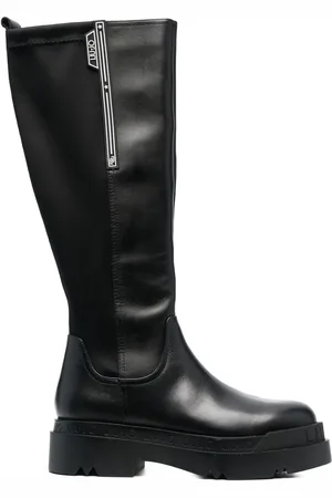 Liu Jo Logo-embossed leather boots
