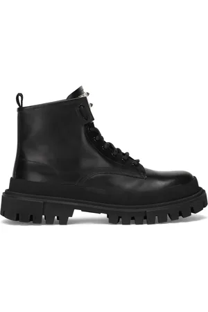 Dolce & Gabbana Lace-up leather ankle boots
