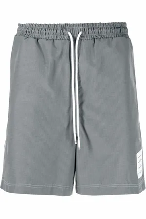 Thom Browne Drawstring-waist track shorts