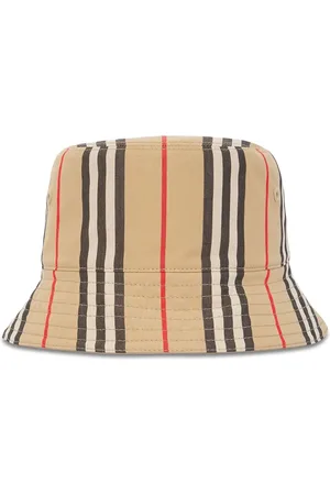 Burberry Reversible icon stripe bucket hat
