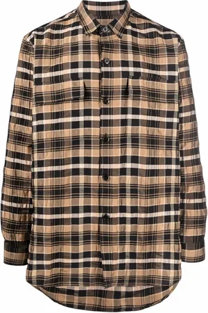 Nanushka Organic-cotton checked shirt