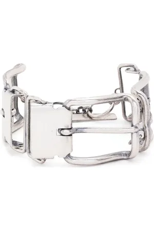 Marine Serre Metaclasp buckle-detailed bracelet