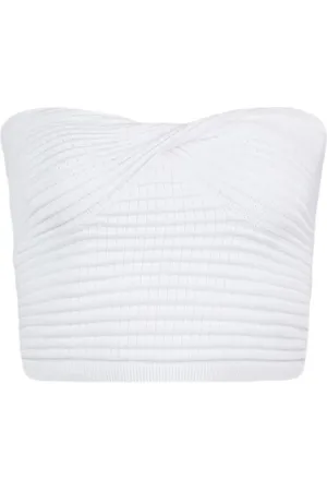 RTA Eugene ribbed bandeau top