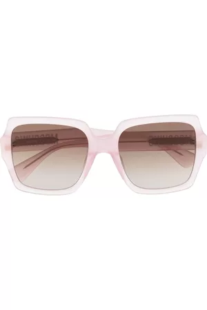 Moschino Eyewear Logo-plaque square-frame sunglasses