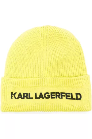 Karl Lagerfeld Logo-print knitted beanie
