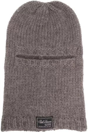 Raf Simons Logo-patch knitted balaclava