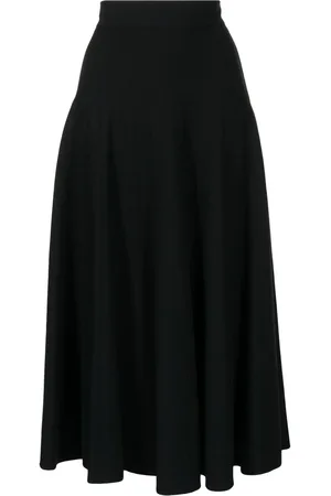 ERMANNO SCERVINO Cady panelled high-waisted flare skirt