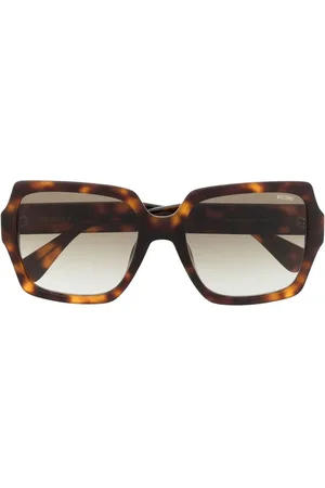 Moschino Tortoise square-frame sunglasses
