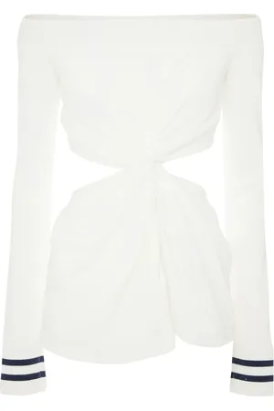 J.W.Anderson Off-shoulder cut-out blouse
