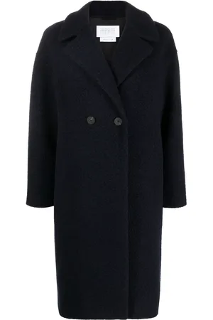 Harris Wharf London Bouclé double-breasted coat