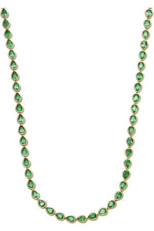Anita 18kt yellow emerald choker