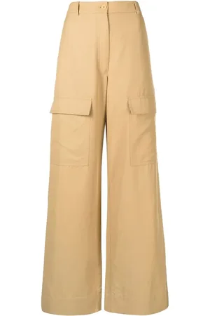 Stella McCartney Wide-leg flap-pocket trousers