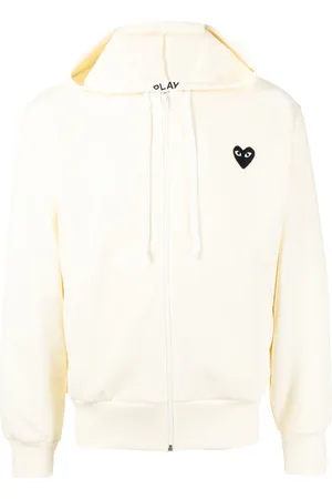 Comme des Garçons Logo-print zip-up hoodie