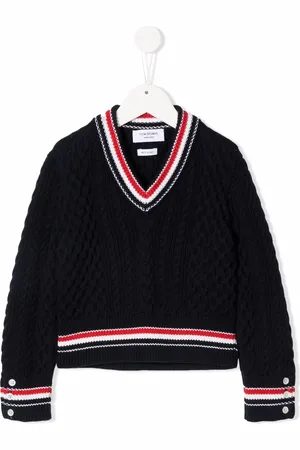 Thom Browne RWB Cricket Cable sweater