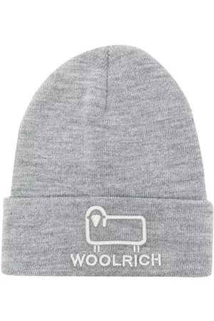 Woolrich Boys Beanies - Logo-embroidered beanie