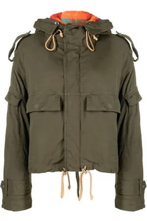 Dsquared2 Fleece-lined hooded jacket