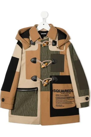 Dsquared2 Patchwork duffle coat