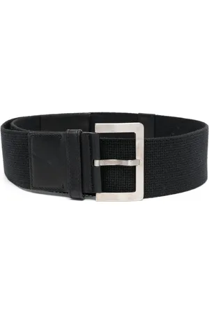 Giorgio Armani 2000s squared-buckle cotton belt
