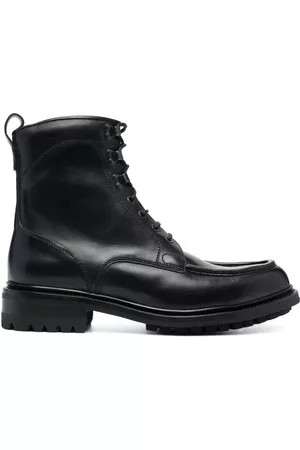 BRIONI Leather ankle boots