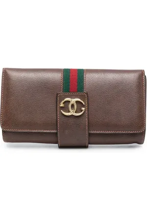 Gucci 1970s interlocking G Sylvie Web wallet