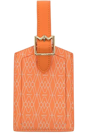 Wolf Logo-print luggage tag
