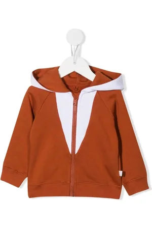Stella McCartney Fleece fox-print hoodie