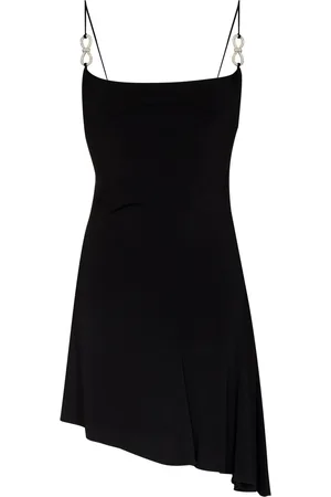 Mach & Mach Crystal-embellished bow mini dress