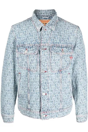 Diesel Geometric-print denim jacket