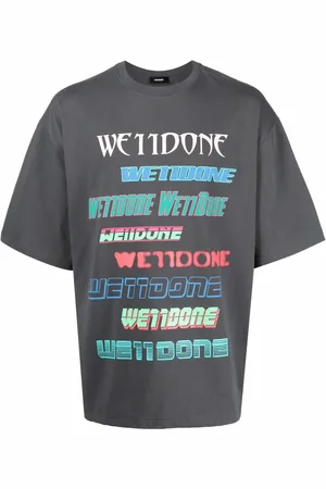 We11 Done Oversize logo-print T-shirt