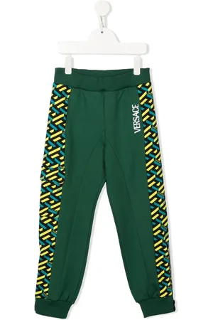 VERSACE Geometric-pattern print track pants