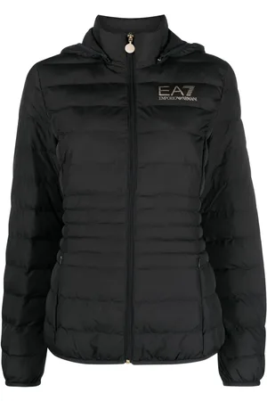 EA7 Core hooded puffer jacket