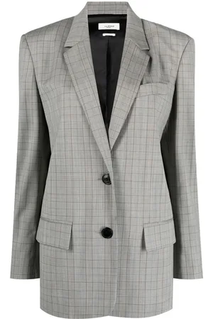 Marant Etoile Checked single-breasted blazer