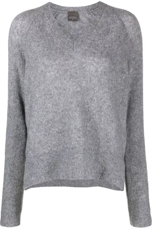 LORENA ANTONIAZZI V-neck knitted jumper