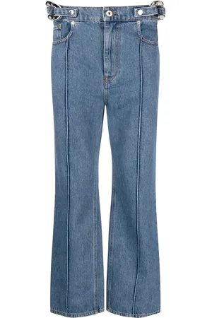 J.W.Anderson Chain-link detailed straight-leg jeans