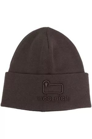 Woolrich Men Beanies - Embroidered-logo beanie hat