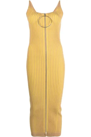 Paco rabanne Two-way zip midi dress