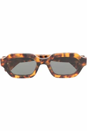 Retrosuperfuture Tortoiseshell-effect oval-frame sunglasses