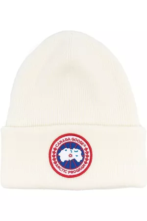 Canada Goose Logo-patch wool beanie hat