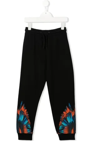 MARCELO BURLON Wings-print track pants