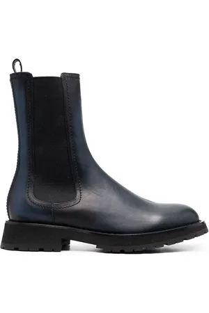 Alexander McQueen Leather Chelsea boots
