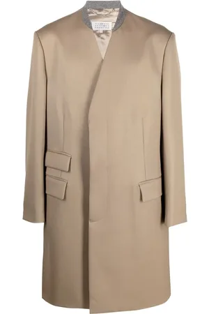Maison Margiela Cavalry single-breasted wool coat