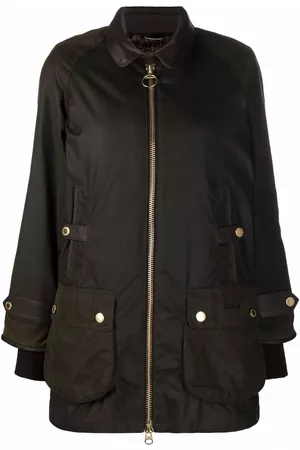 Barbour Women Jackets - Norwood waxed mid-length jacket