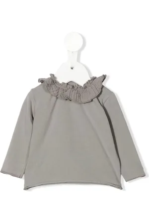 TEDDY & MINOU Ruched long-sleeved top