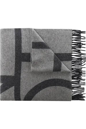 Totême Large monogram scarf