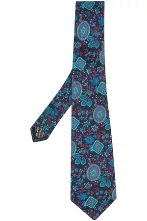Versace Pre-Owned Men Neckties - 2000s floral-print silk tie