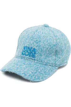 Nina Ricci Women Caps - Embroidered-logo detail baseball cap