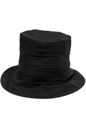 Y'S Women Hats - Pintuck-detail bucket hat
