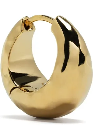 Dower and Hall Chunky crescent hoop earring
