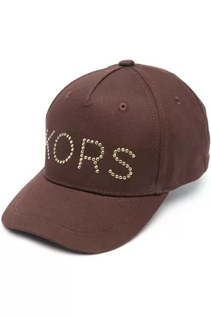 Michael Kors Girls Caps - Logo-stud cotton cap